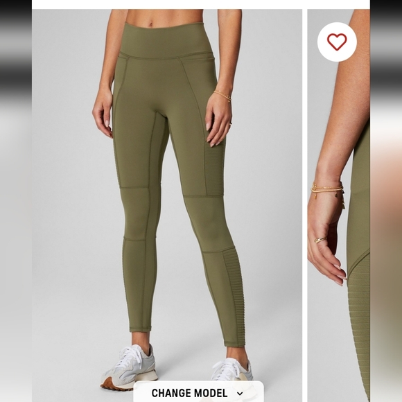 Fabletics Motion365+ High-Waisted Moto Legging 28" - Picture 2 of 9